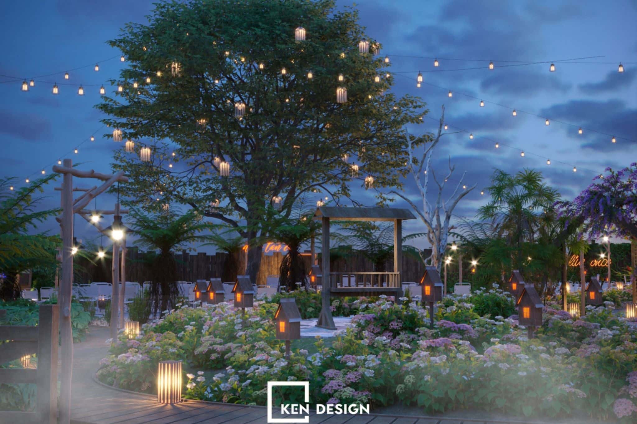 mô hình cafe sân vườn thành công